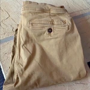 American eagle slim straight khaki pants